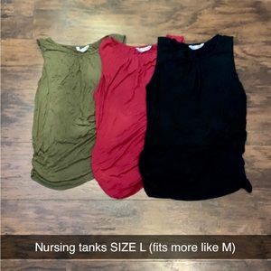 Nursing/Breastfeeding tank tops